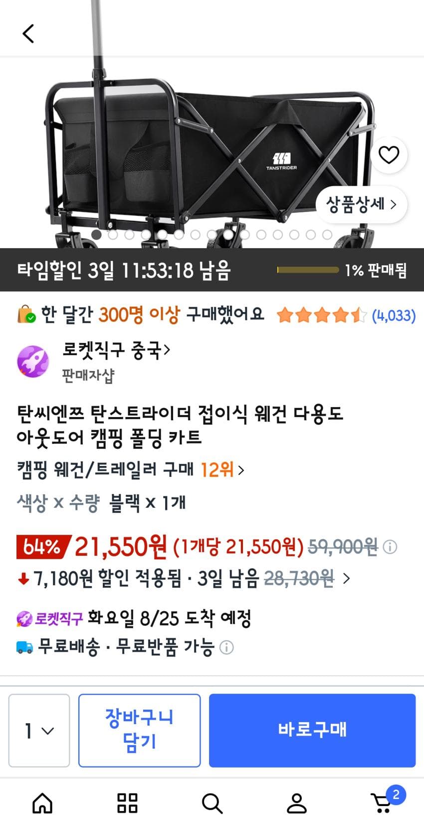 탄씨엔쯔 캠핑웨건