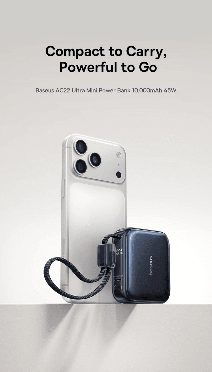 Baseus 45W 보조배터리 10000mAh