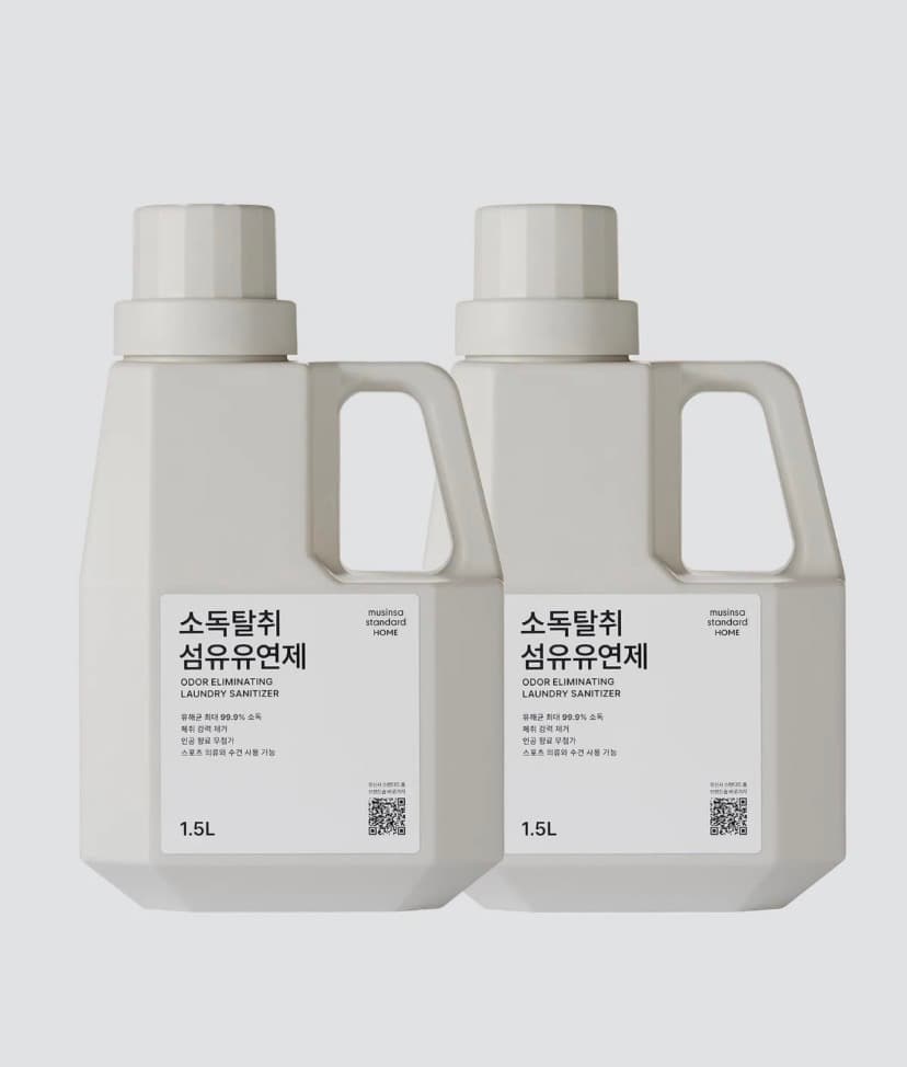 무탠 위칙컬래버 소독 섬유유연제 1.5L 2개