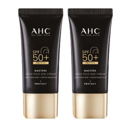 AHC 마스터즈 아쿠아 리치 선크림 30ml 2개