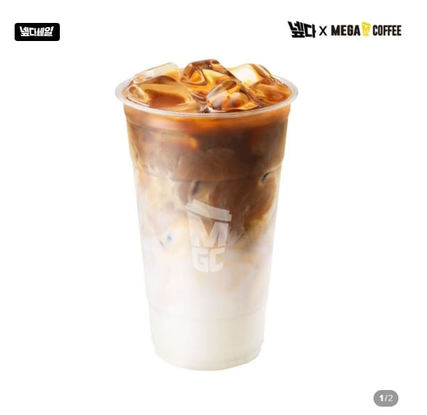 메가커피 카페라떼