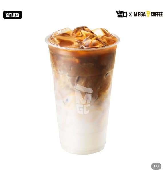 메가커피 카페라떼