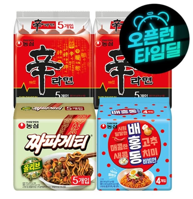 농심 라면 19개 묶음