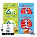 농심 순라면+배홍동 비빔면 2팩씩
