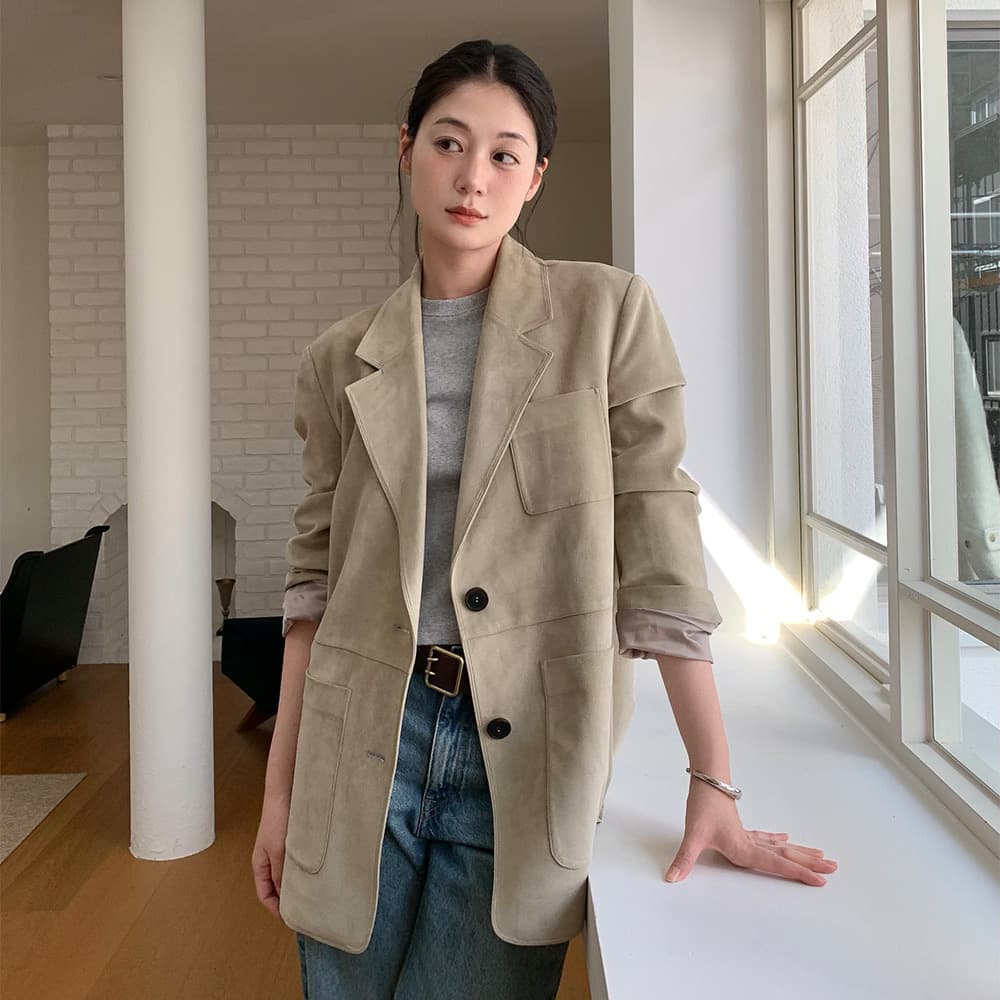스웨이드 자켓