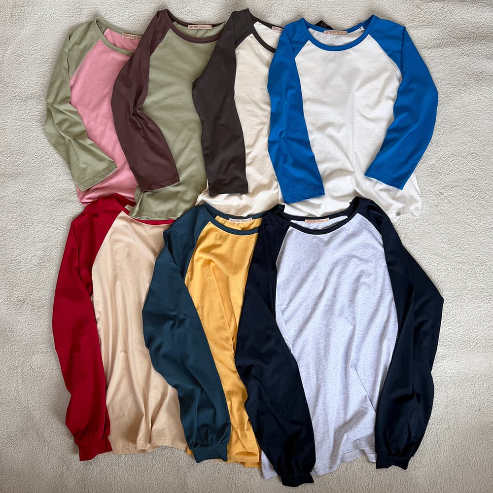 Vintage Essential Raglan Tee