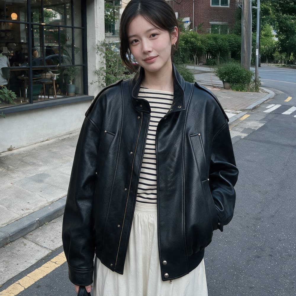 4 Pocket Oversized Leather
