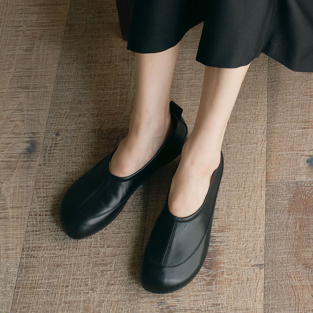 Rosy flat shoes Black