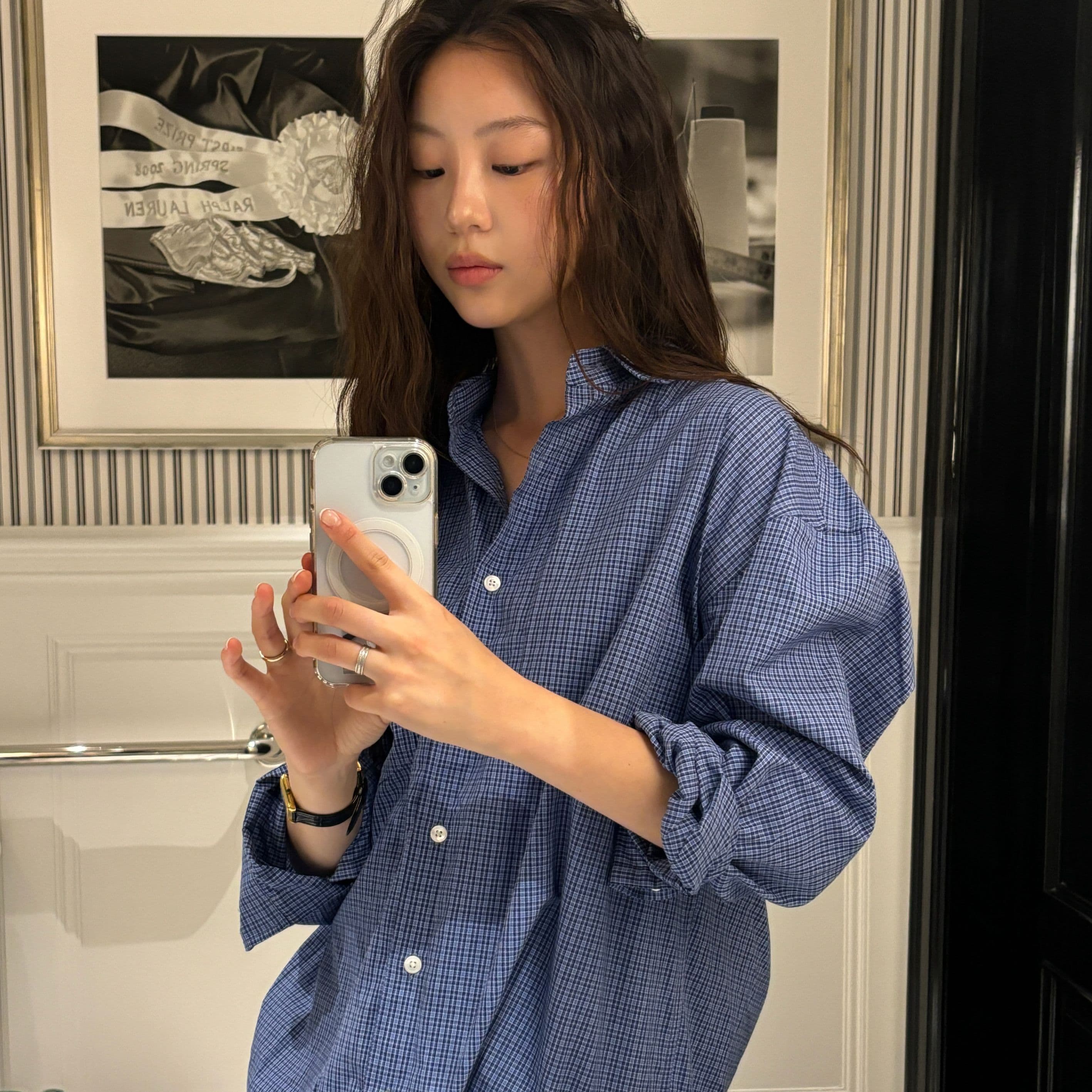 Raye Pocket Shirt Navy