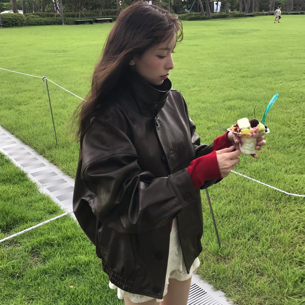Two Way Vegan Leather Jacket