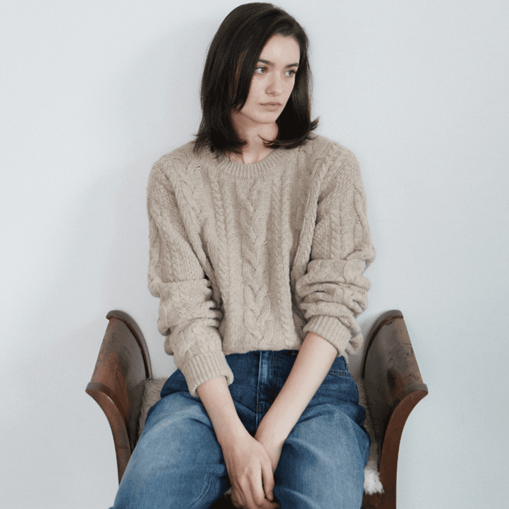 Spencer Wool Cable Knit