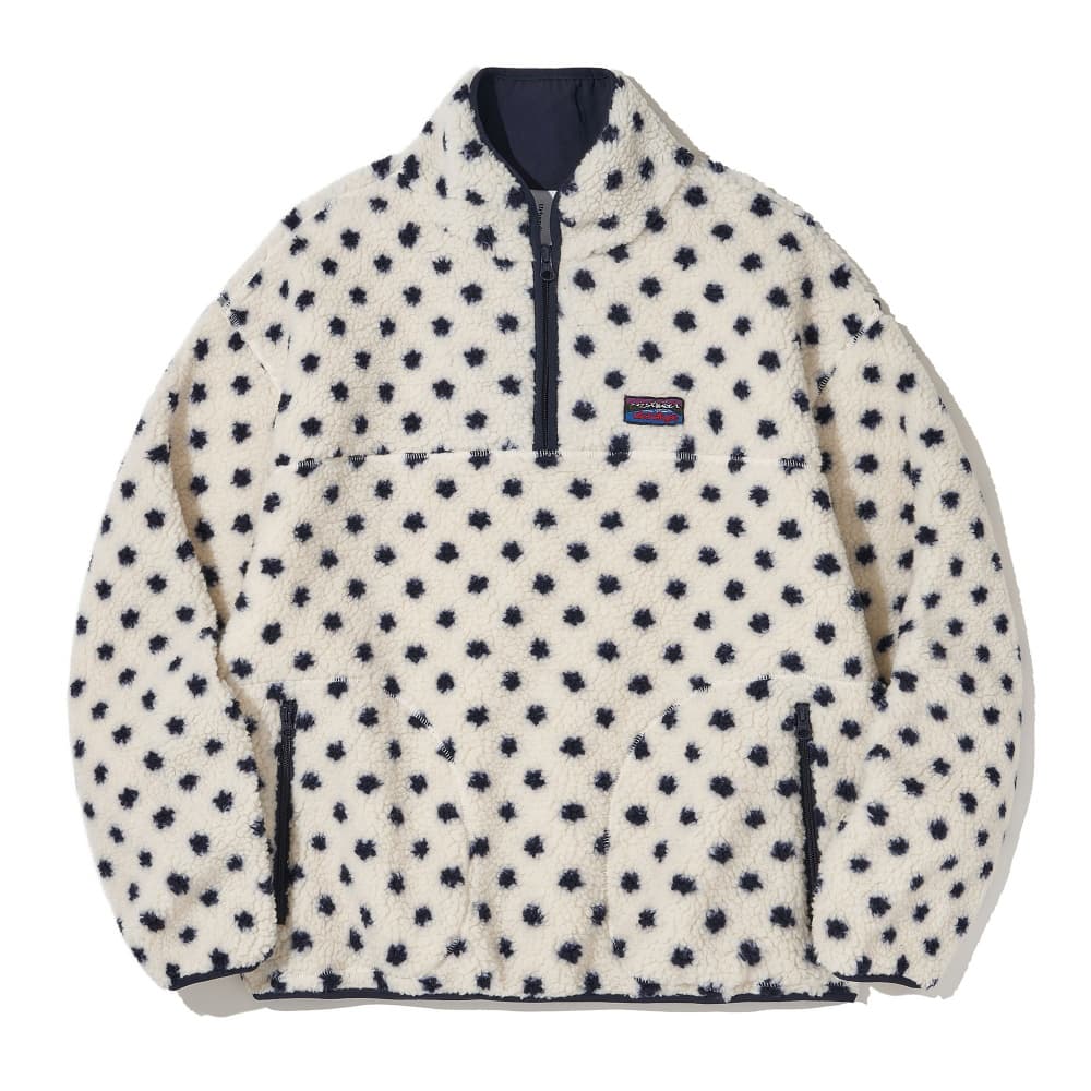 Sherpa Fleece Half-Zip Ivory