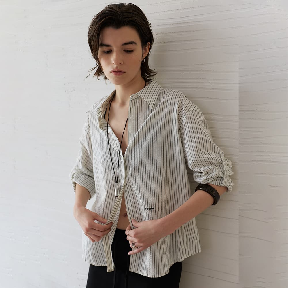 Stripe Roll-up Shirt