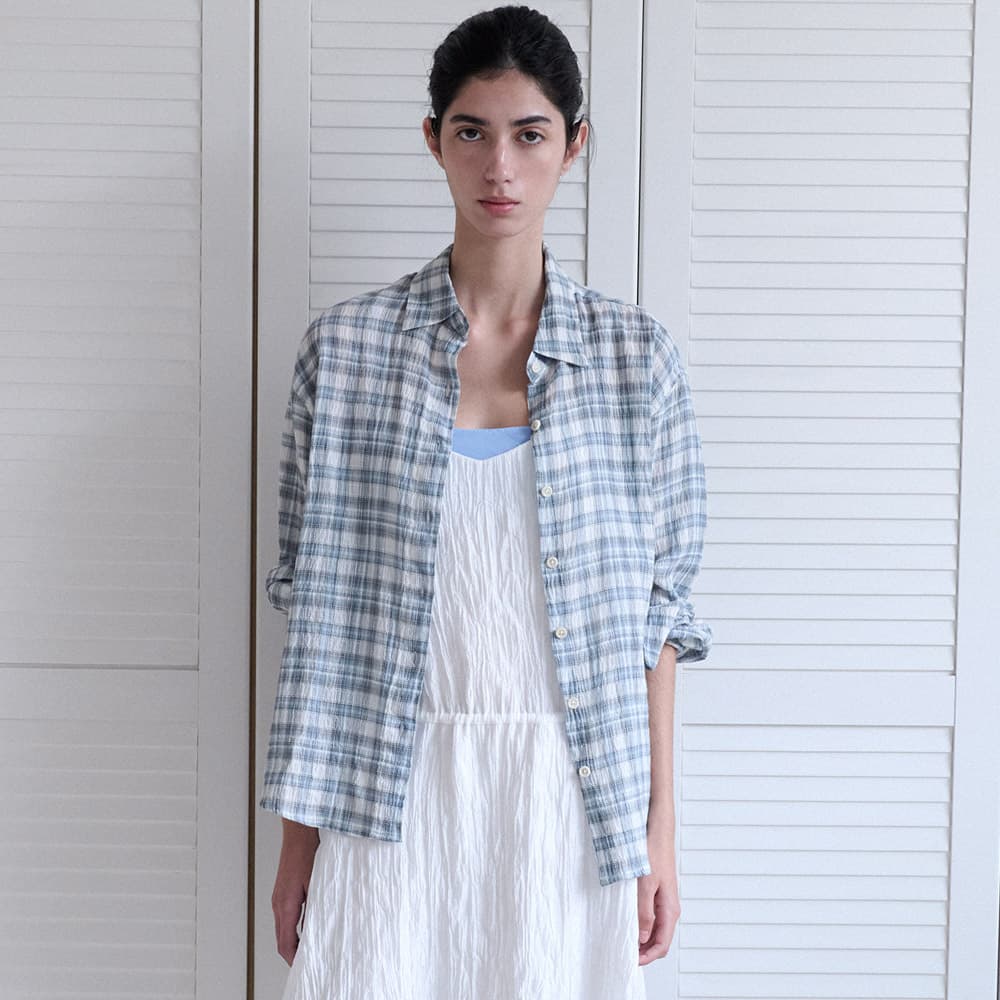 Boho check shirt