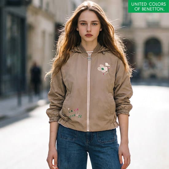 베네톤파 Women's Breeze Wind