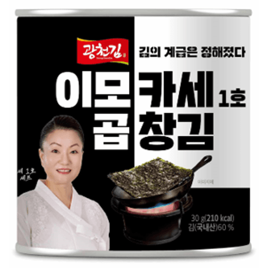 광천김 이모카세1호 곱창캔김 30g×12캔