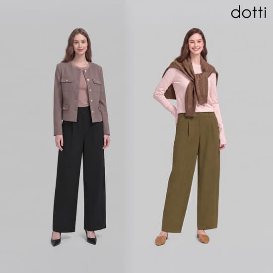도티 매직 커브드 여자 팬츠 2종