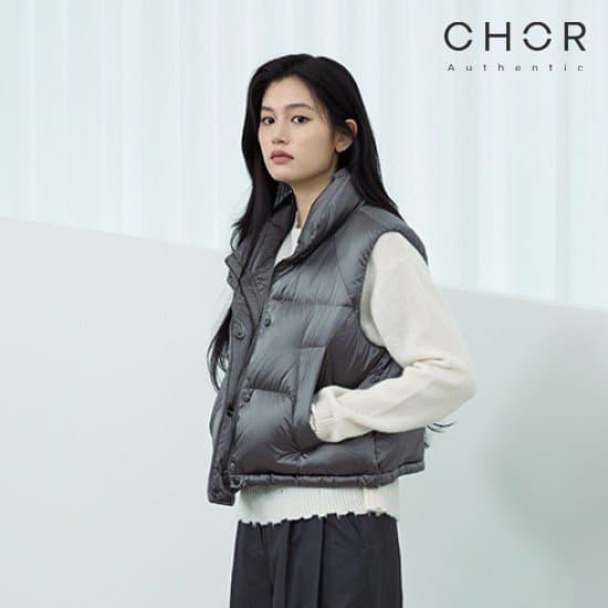 코어 어센틱 샤이니 다운 베스트