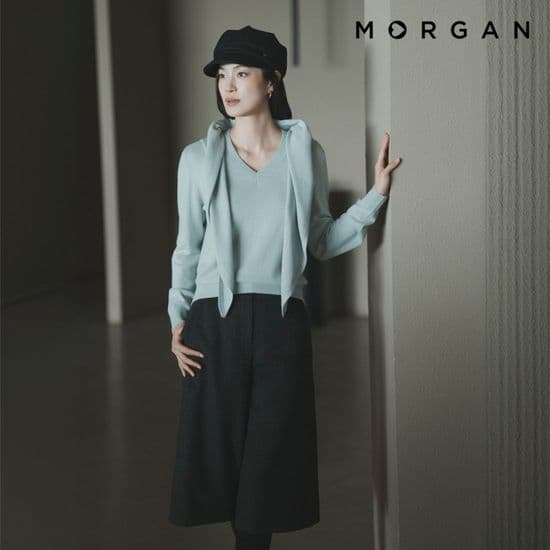 Morgan 26FW Powdery Wool Half Pants