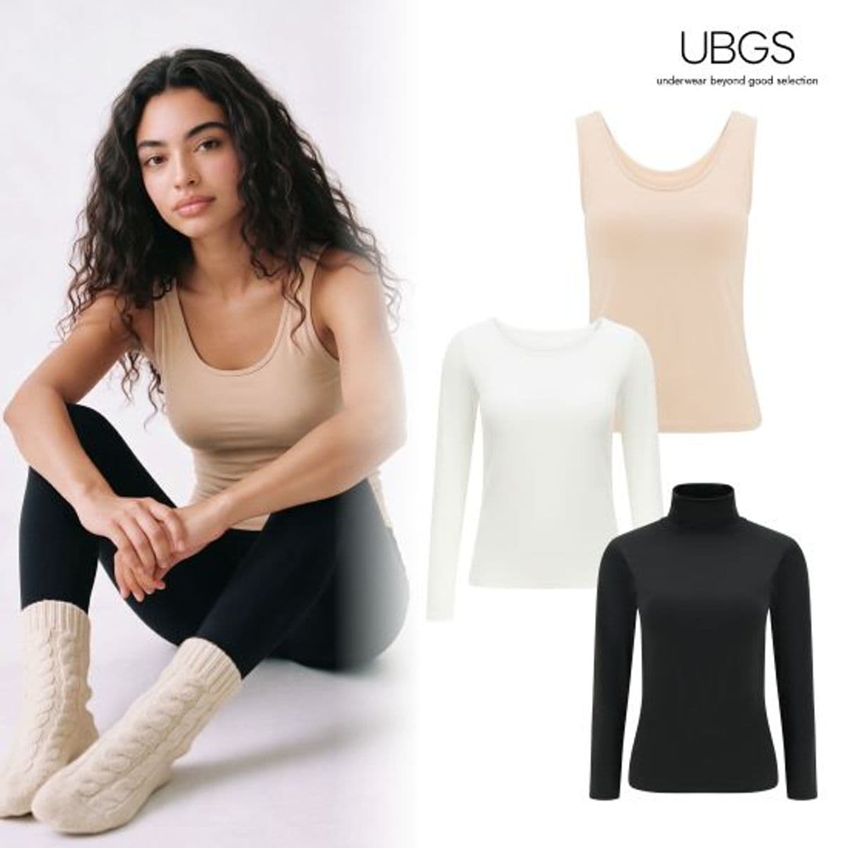 UBGS Soft Peach Fleece Multiway Top