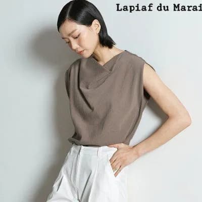 라삐아프 카울넥 블라우스