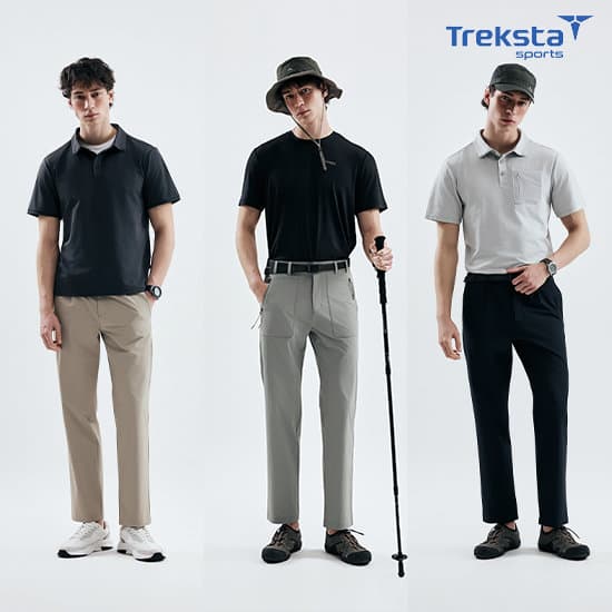 트렉스타 냉감 9부 팬츠 3종