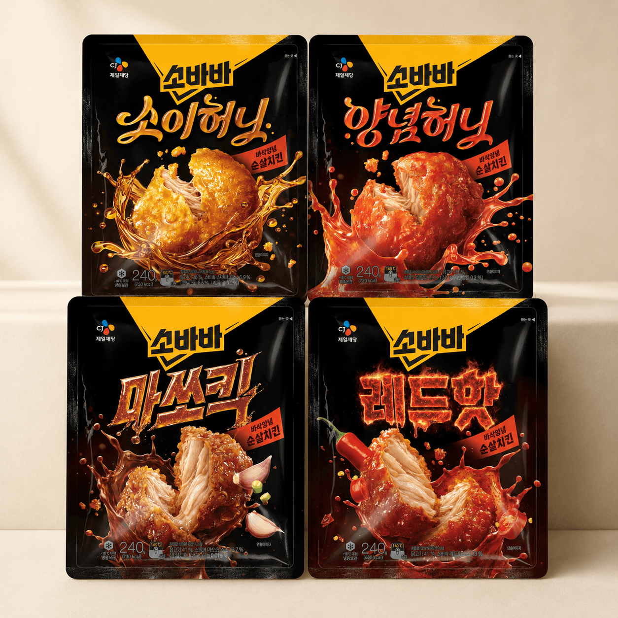 고메 소바바 치킨 순살 240g