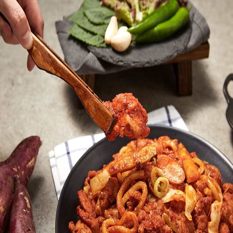 춘천닭갈비 한입 1kg 2팩