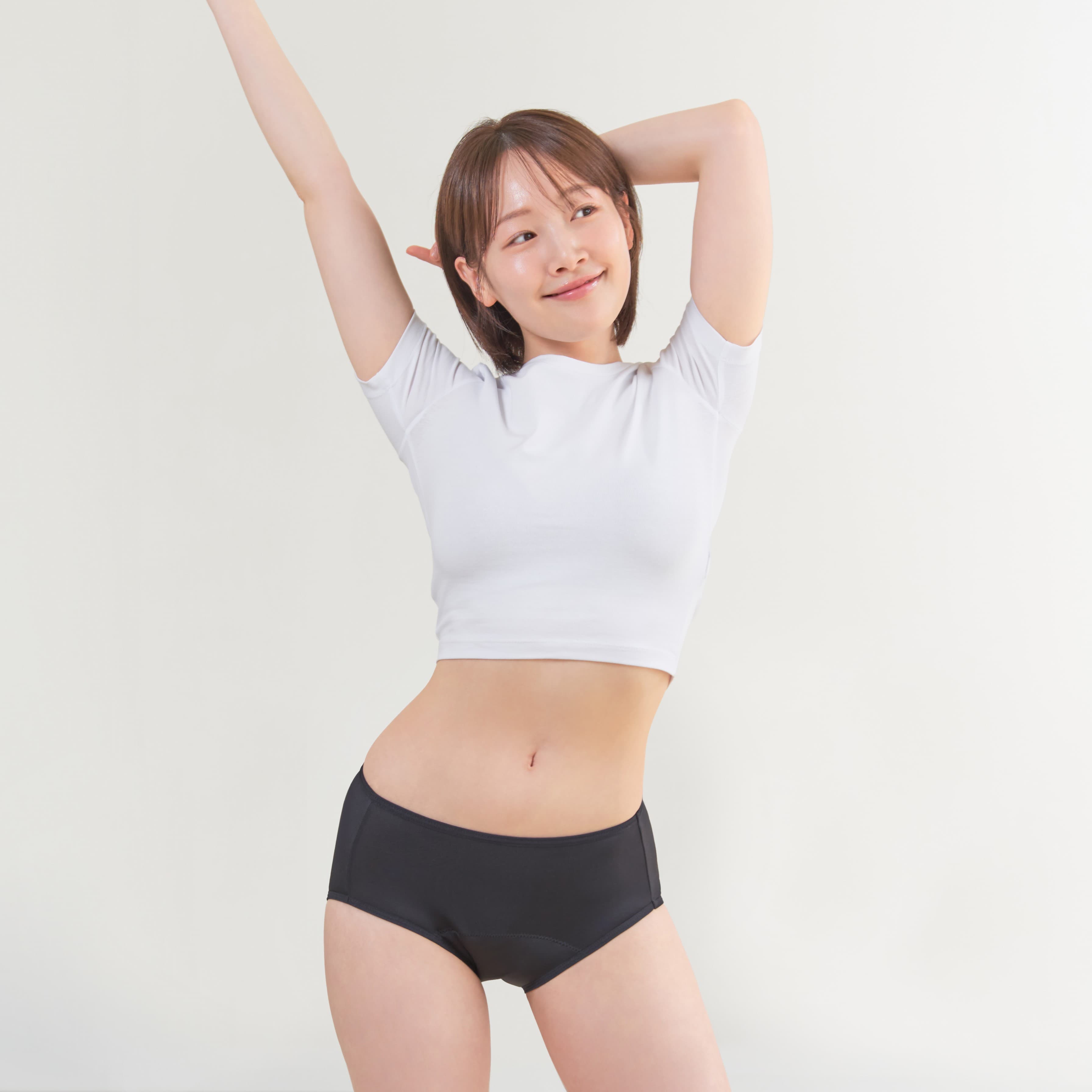 Solid Brief Period Underwear (Reusable, 1+1)
