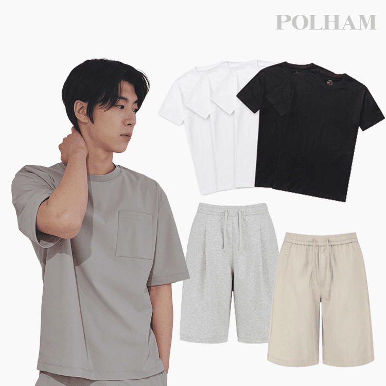 폴햄 썸머 시즌오프 반팔/반바지/셔츠