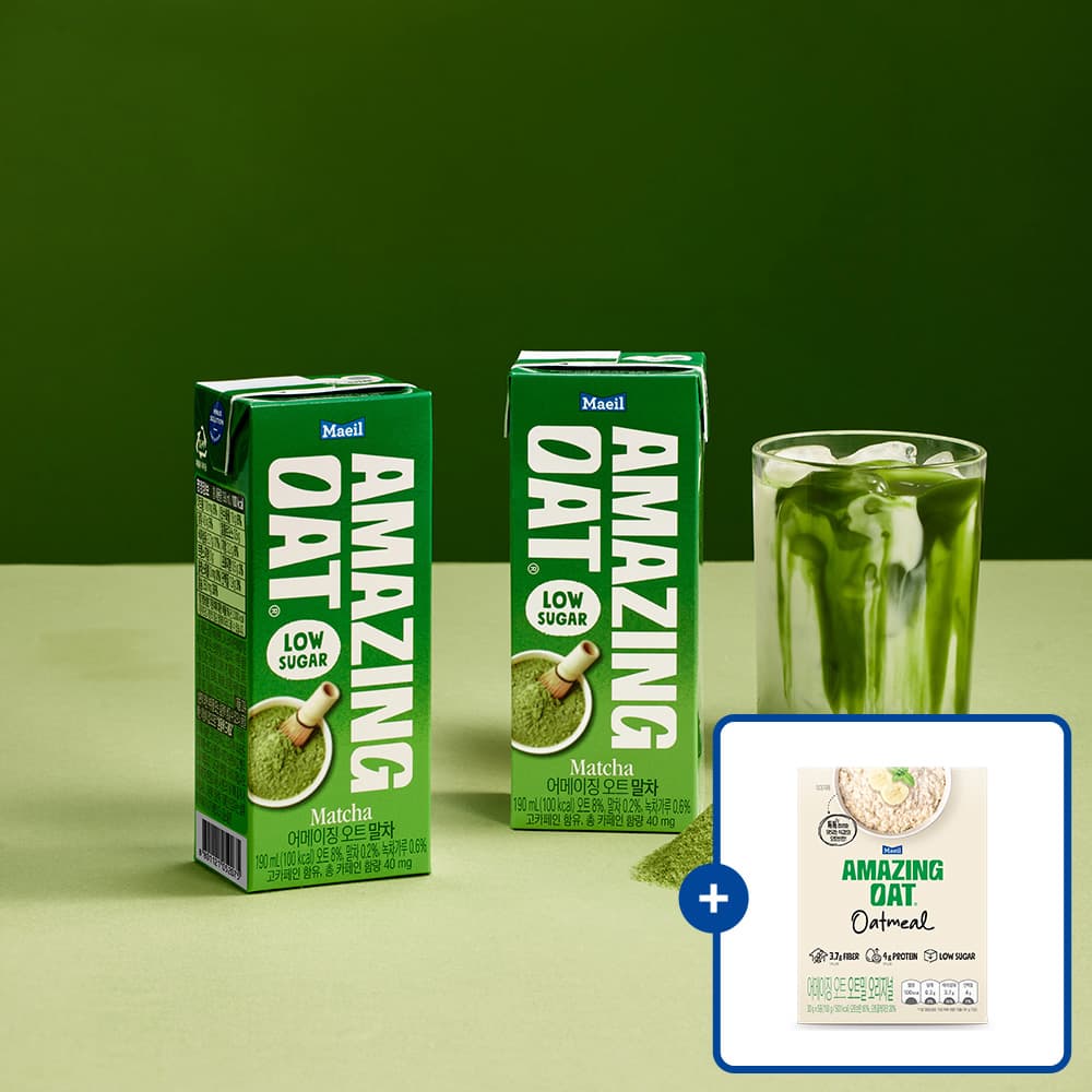어메이징 오트 말차 190ml 24팩
