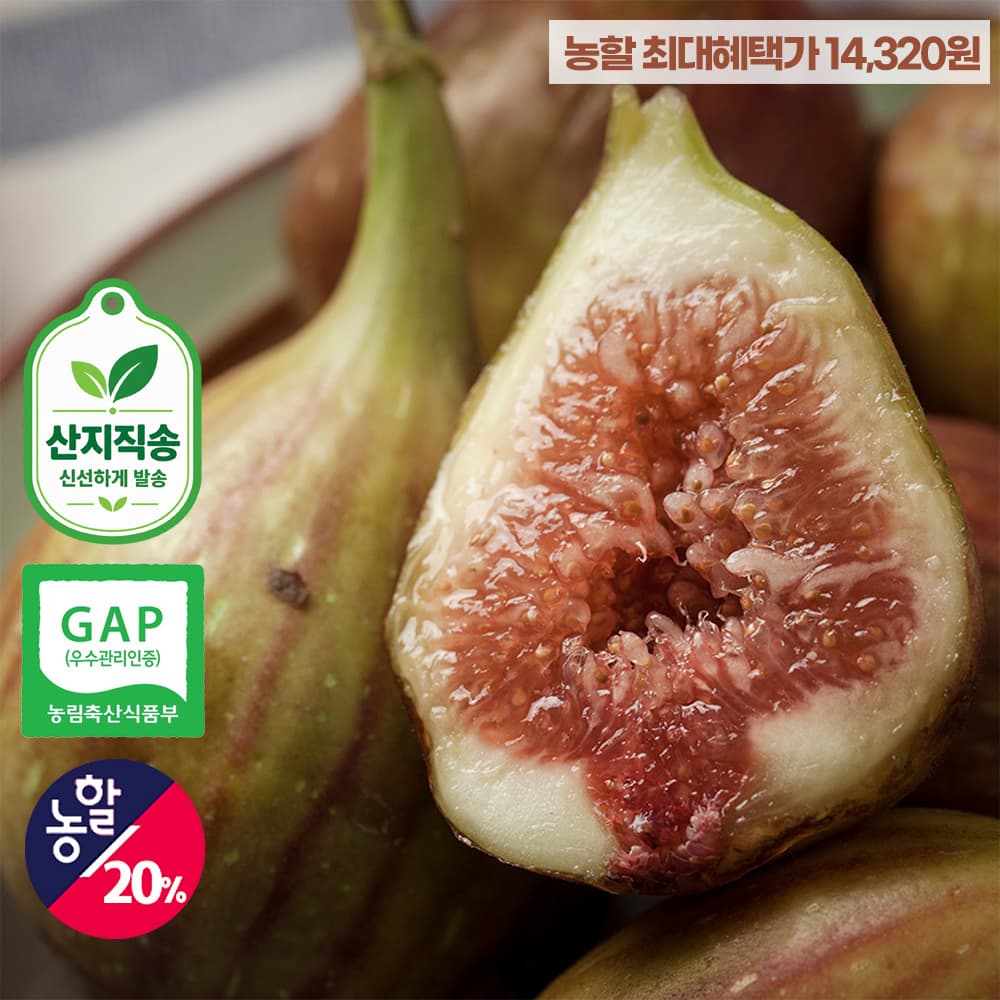전남 영암 GAP 무화과 500g+500g