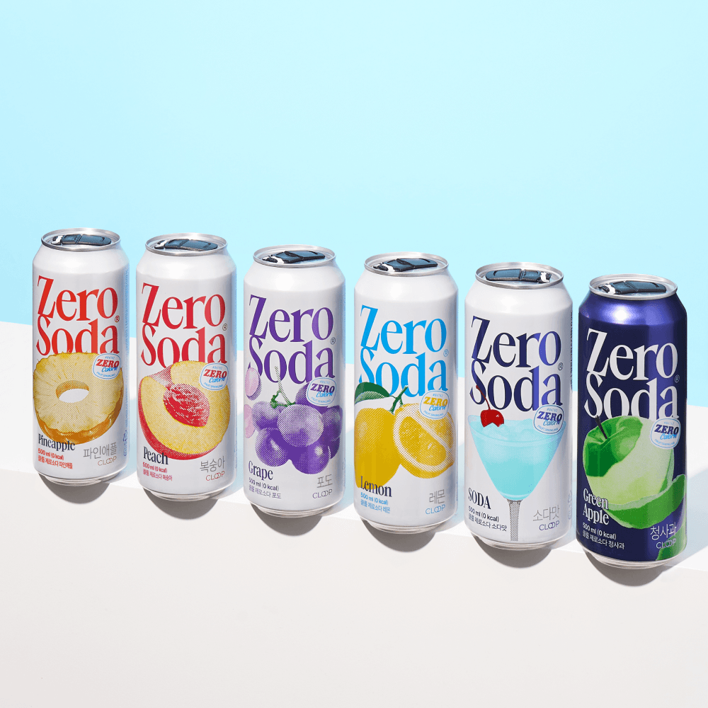 클룹 제로소다 500ml 골라담기 48개입