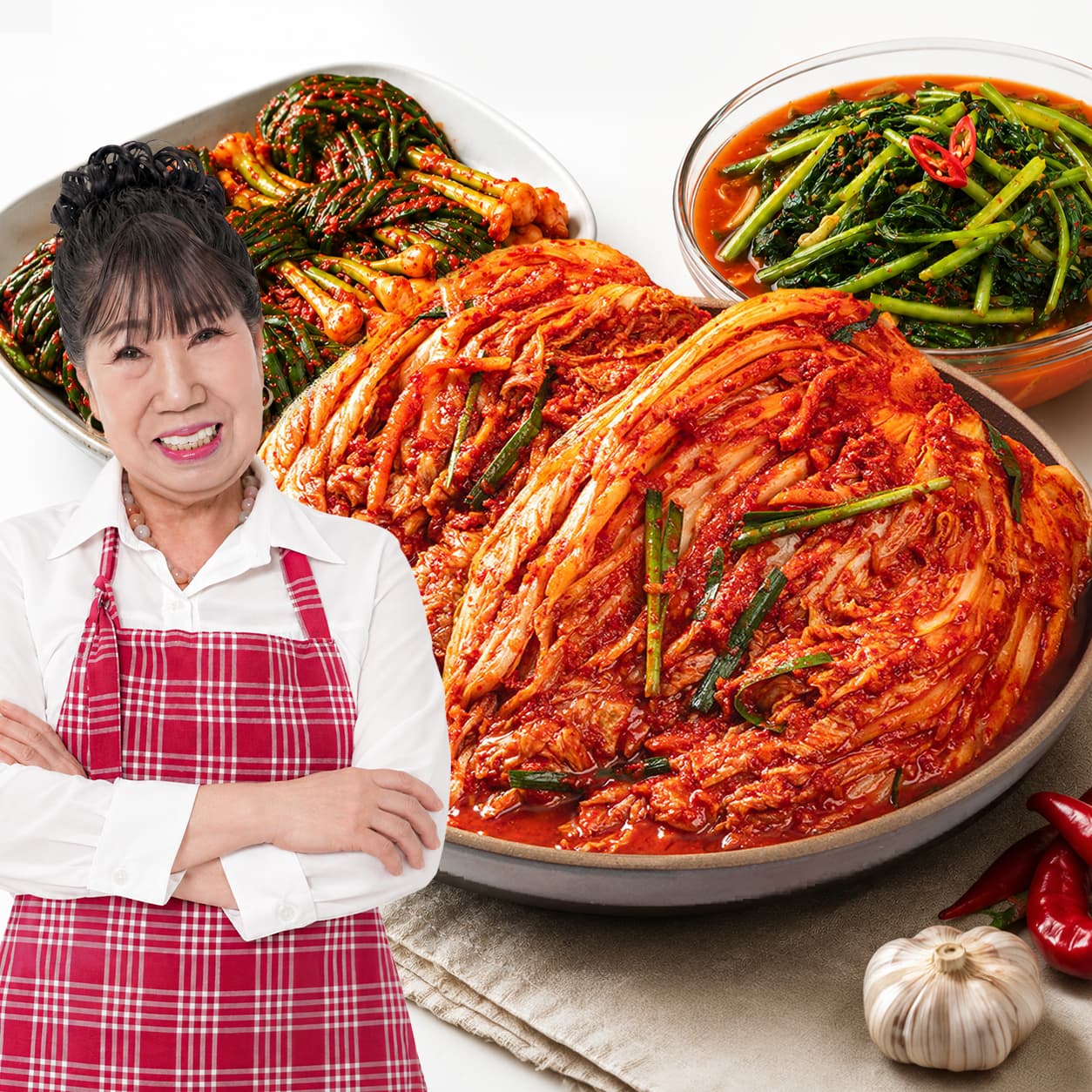 박막례 국산김치 3종 세트