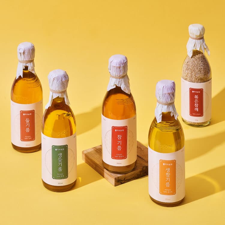 100% 통참깨 저온압착 참기름/들기름