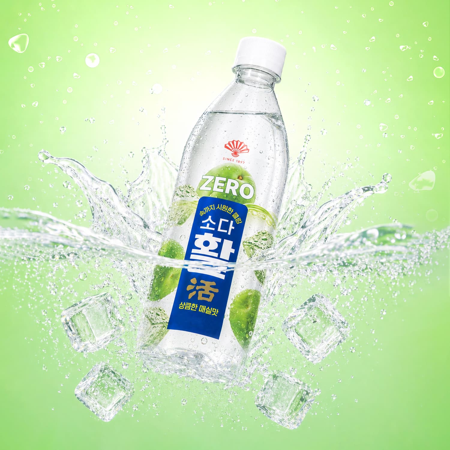 부채표 소다활 500ml 24병