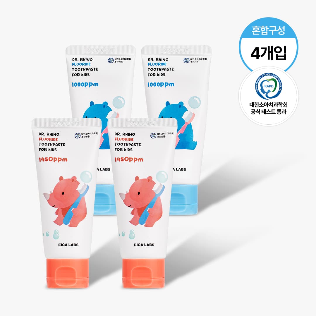 에이카랩스 코뿔소치약 4개