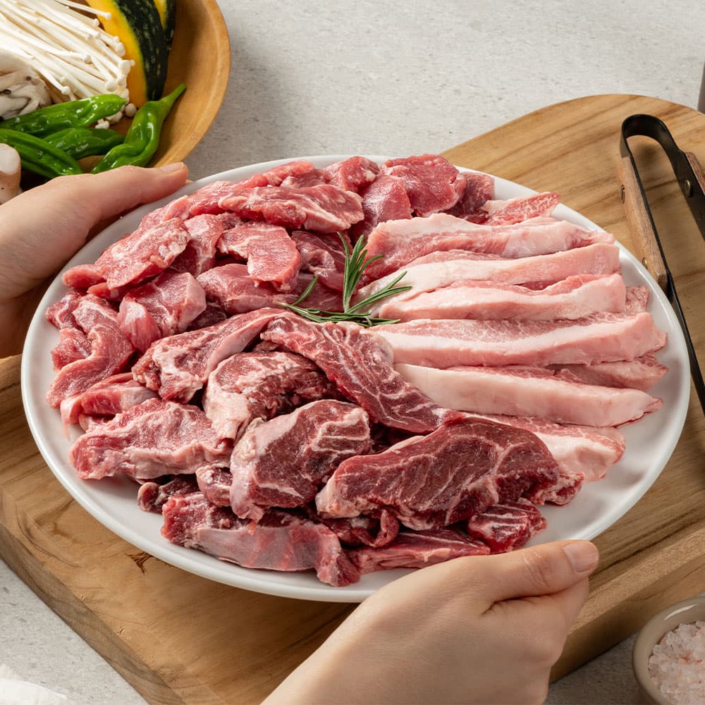돼지고기 특수부위 모둠