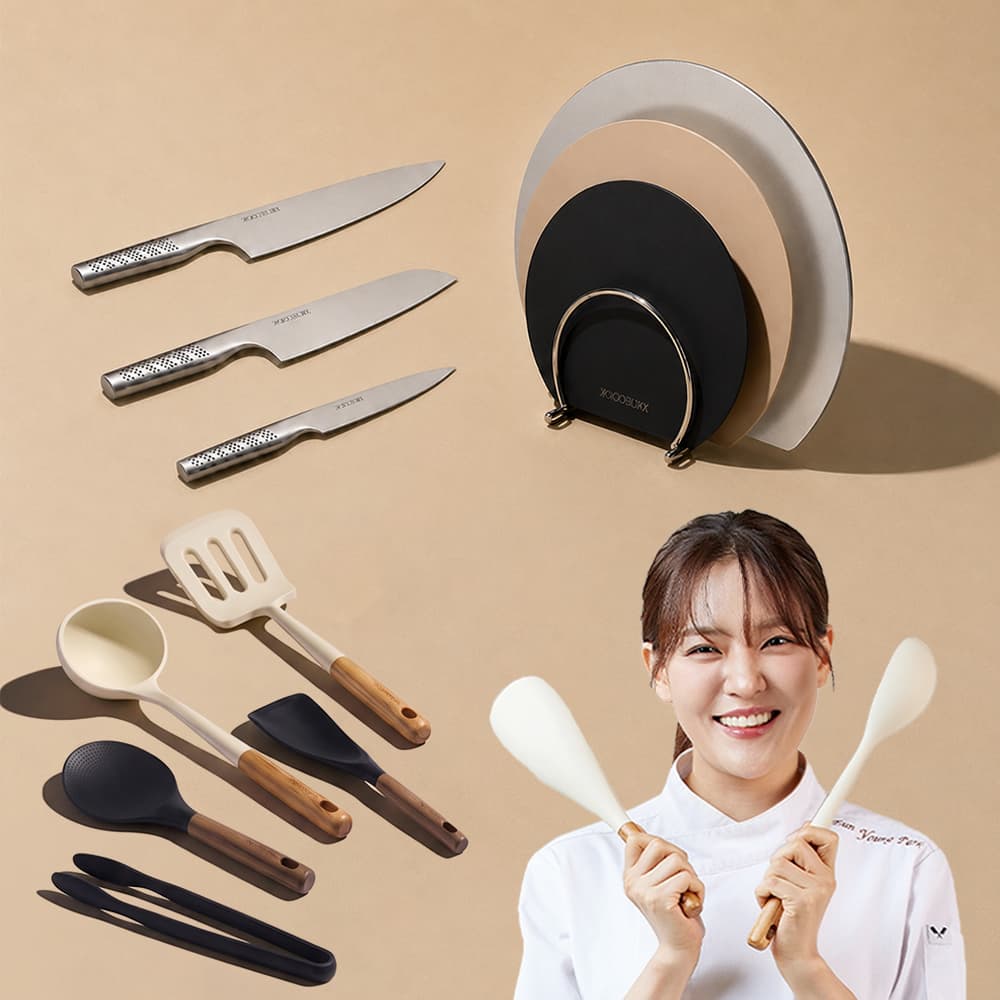 트루쿡 실리콘 원목 조리도구