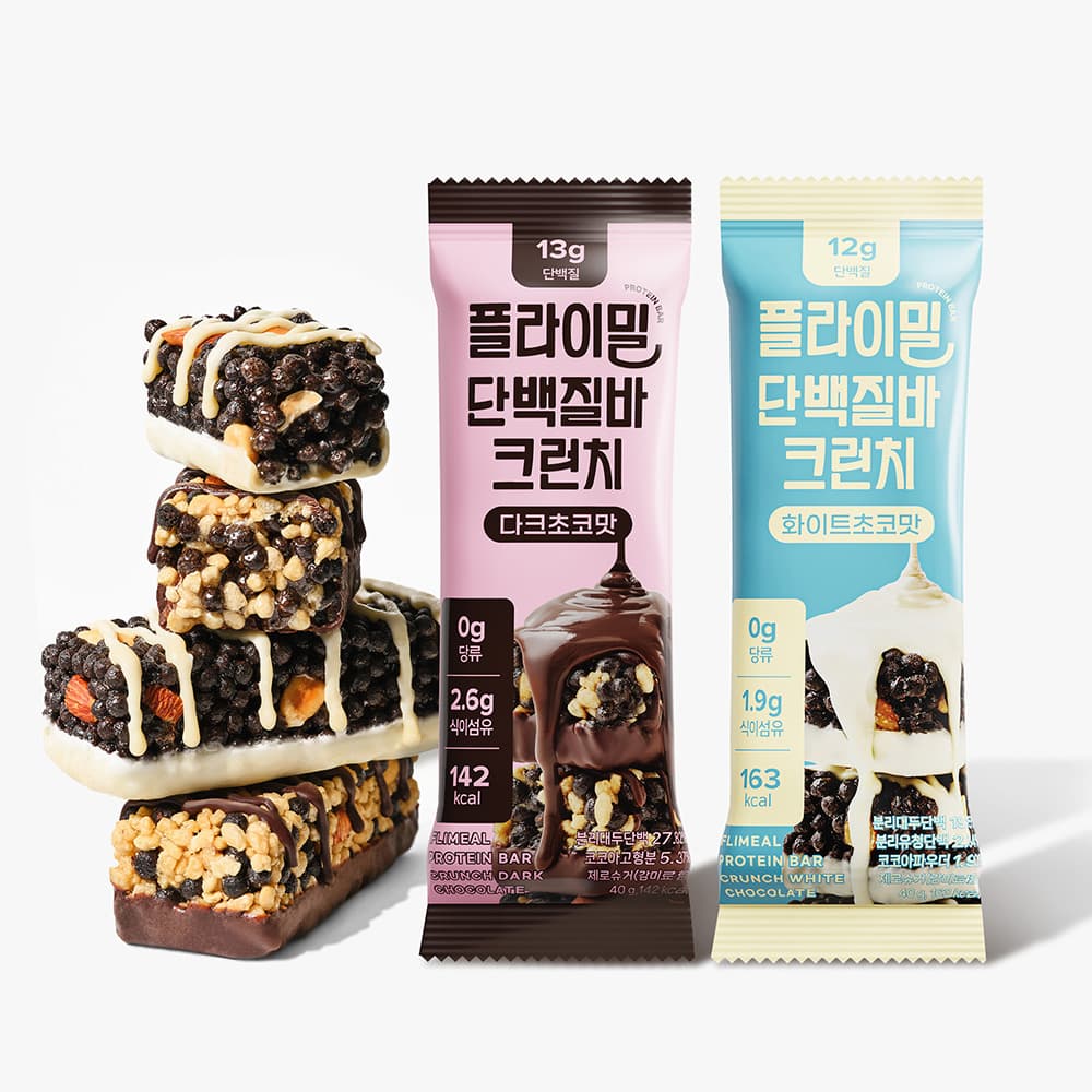 플라이밀 단백질바 크런치