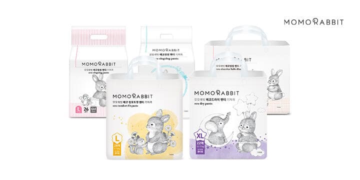 모모래빗 에코씽씽 팬티 8팩