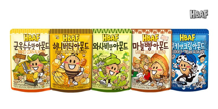 HBAF 바프 아몬드 190g 4봉