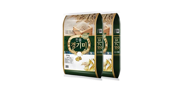 진품경기미 상등급 10kg 2포