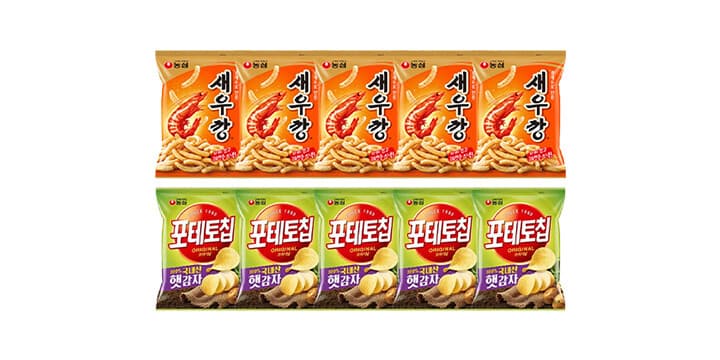 농심 인기 스낵 5+5