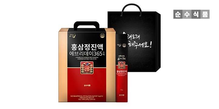 순수식품 6년근 홍삼정진액 홍삼스틱 100포