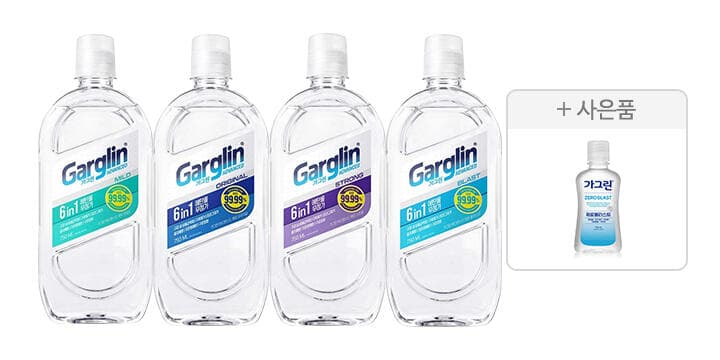 가그린 어드밴스드 제로 750ml 3개