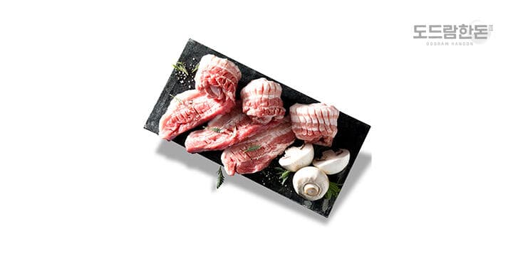 도드람 한돈 칼집 삼겹살 구이용 1kg