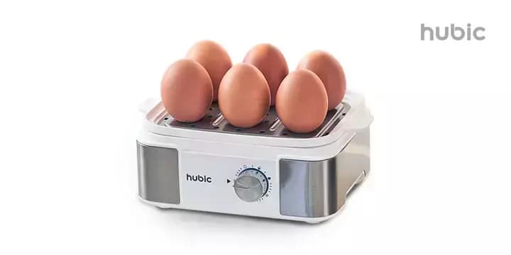 Hubiq Egg Pro 6-Egg Stainless Steel Egg Cooker