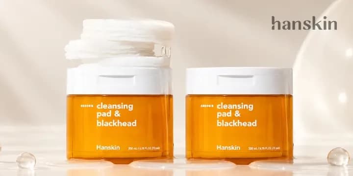Hanskin Cleansing Pad & Blackhead 70pcs x 2