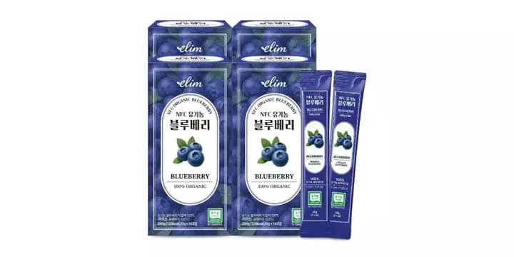 Elim NFC Organic Blueberry Juice 4 Boxes